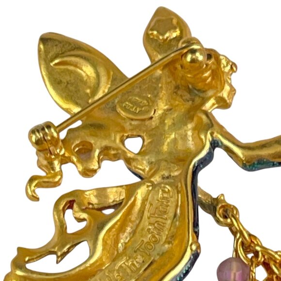 Kirks Folly Enchanted Fairy Brooch With Crystals & Pearls Original New Box - Picture 8 of 12